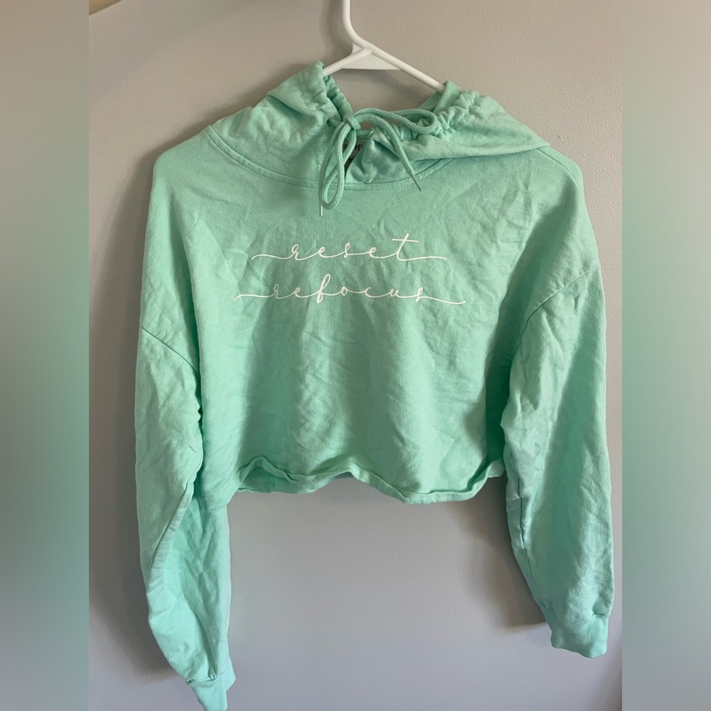 Forever 21 Athletic Cropped Hoodie